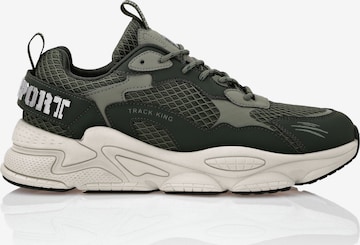 Plein Sport Sneakers 'Track King' in Green: front