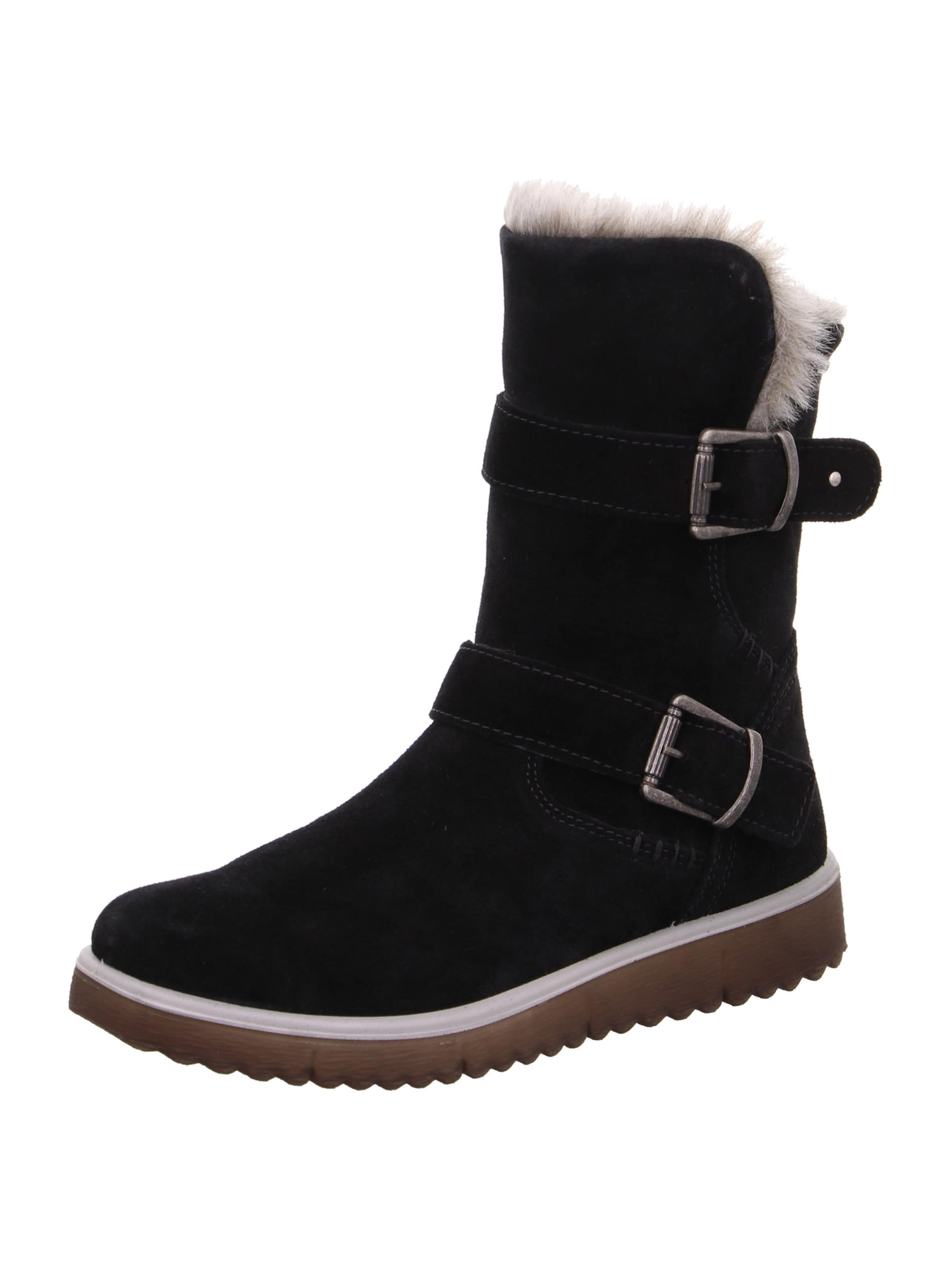 Cizme 'Lora' de la SUPERFIT pe negru: față