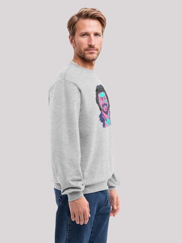 Sweat-shirt 'TV Times Jeremy Beadle 1982 Pop Art' F4NT4STIC en gris