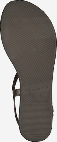 TAMARIS T-Bar Sandals in Gold