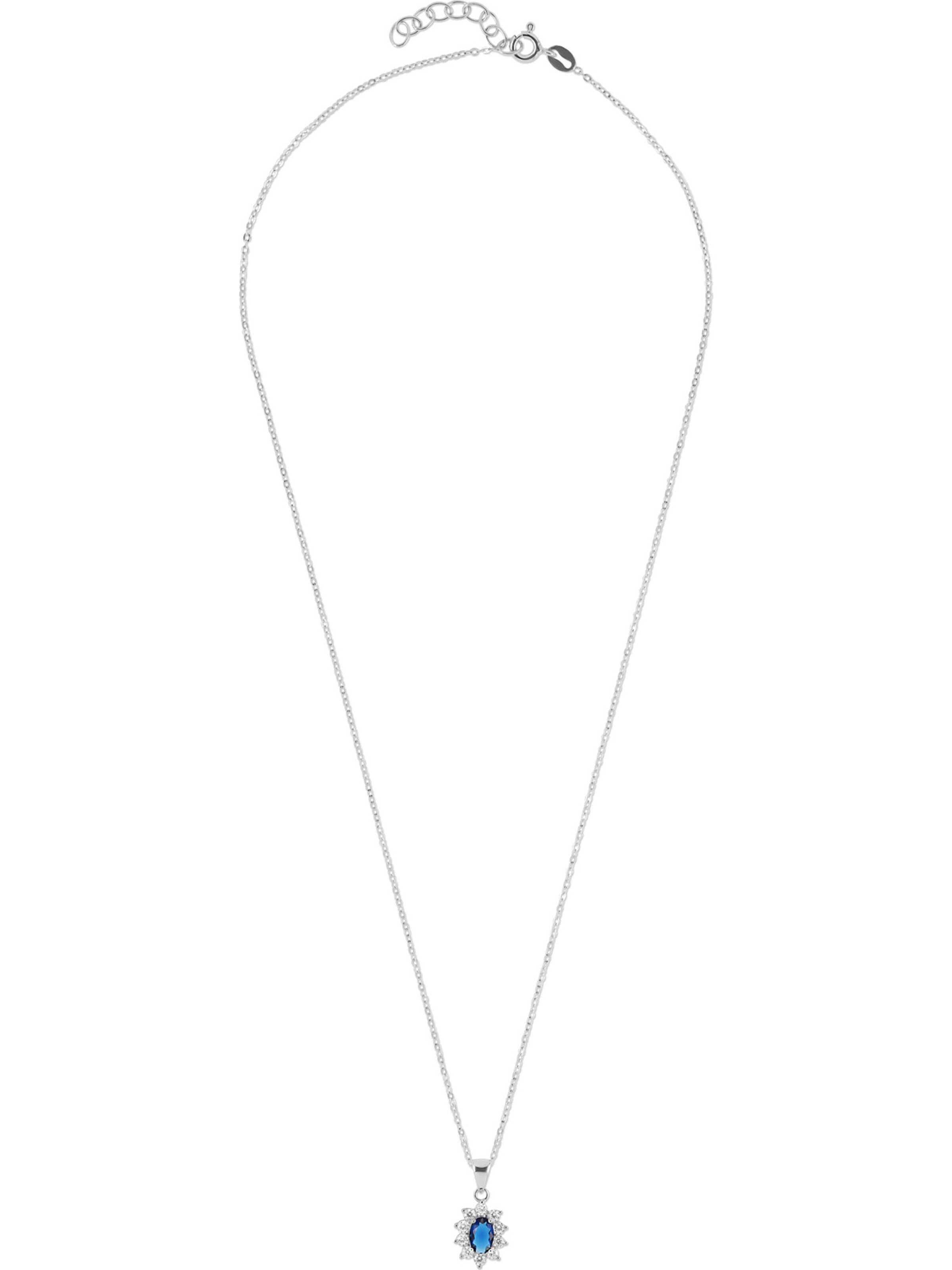 FAVS Necklace in Silver: front