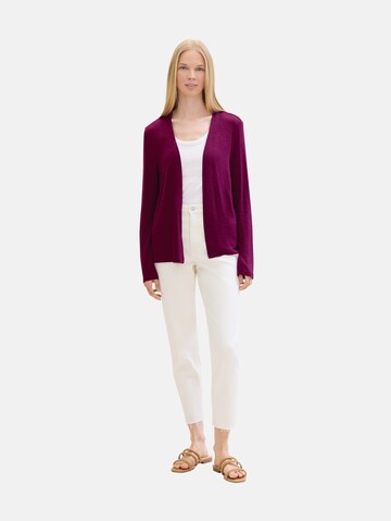 TOM TAILOR Gebreid vest in Lila