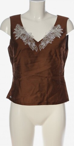 Claire.dk ärmellose Bluse in L in Bronze: front