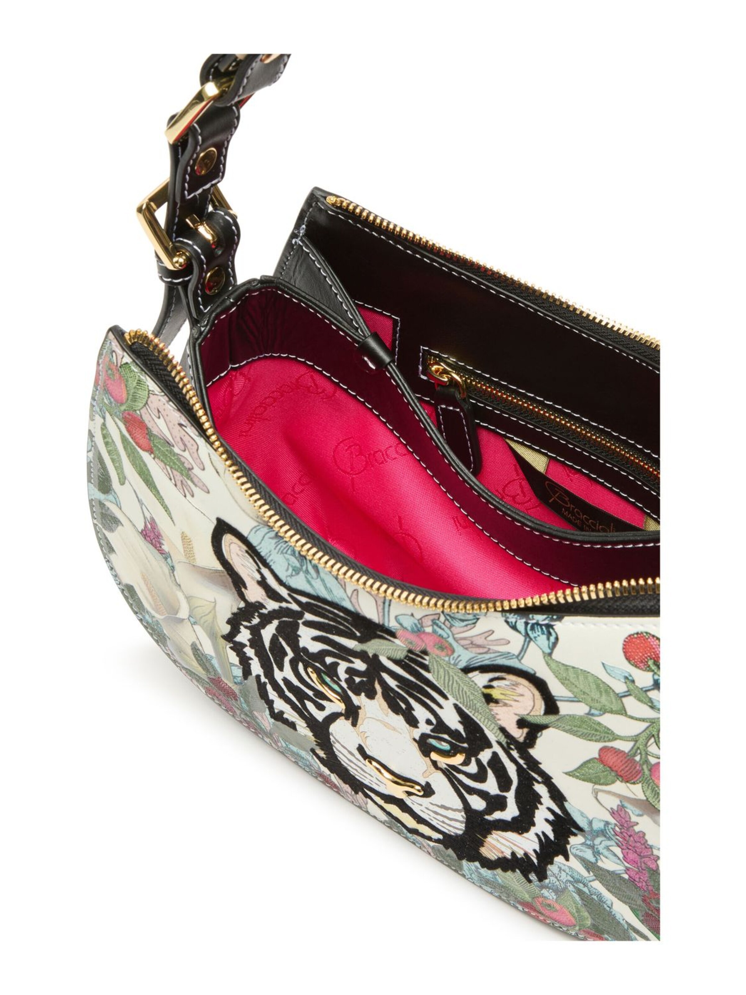 Braccialini - Bolso de hombro 'Ginevra Tigre' en Mezcla de colores
