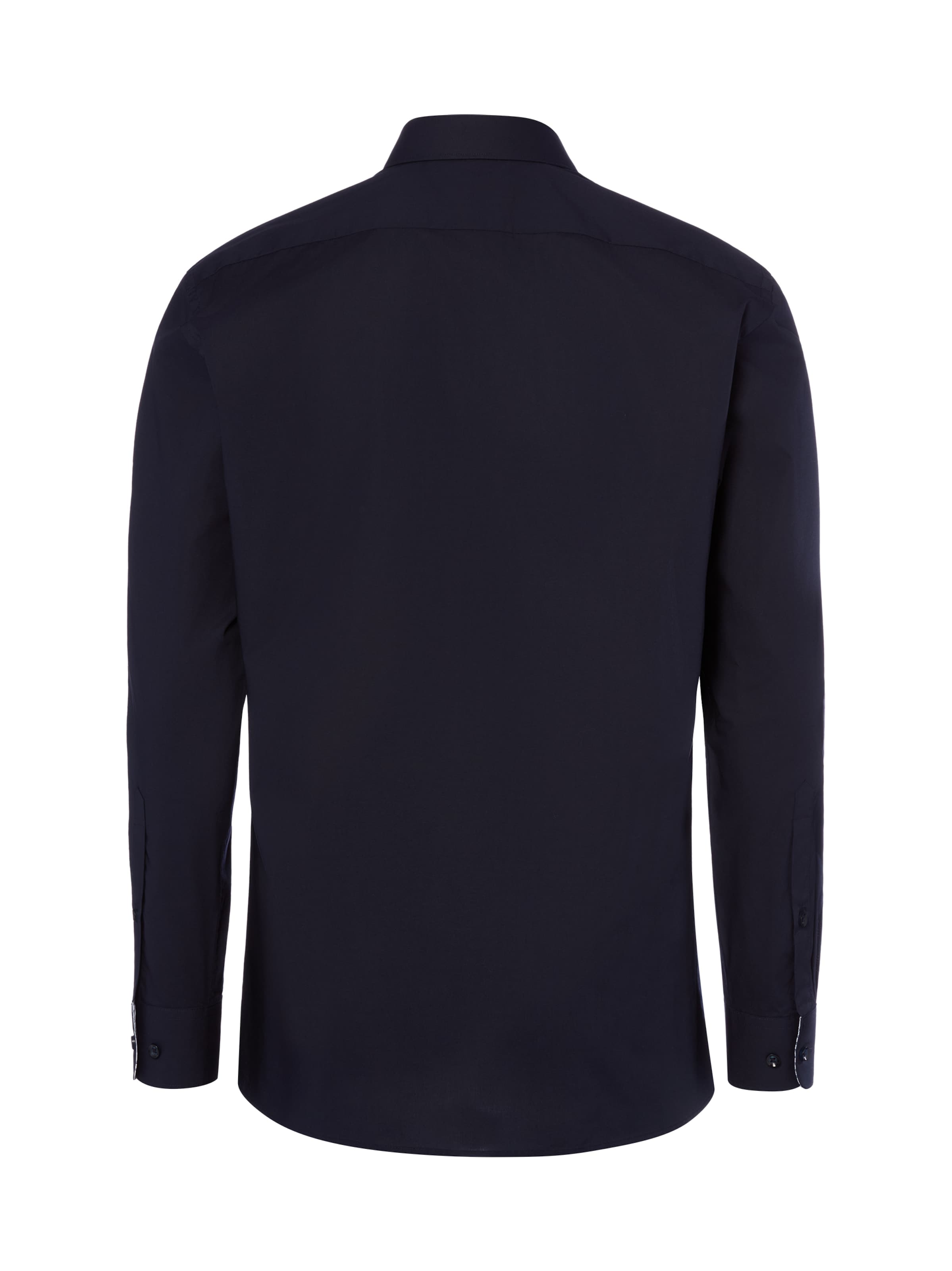 Coupe regular Chemise business 'Easy Care' Finshley & Harding en bleu