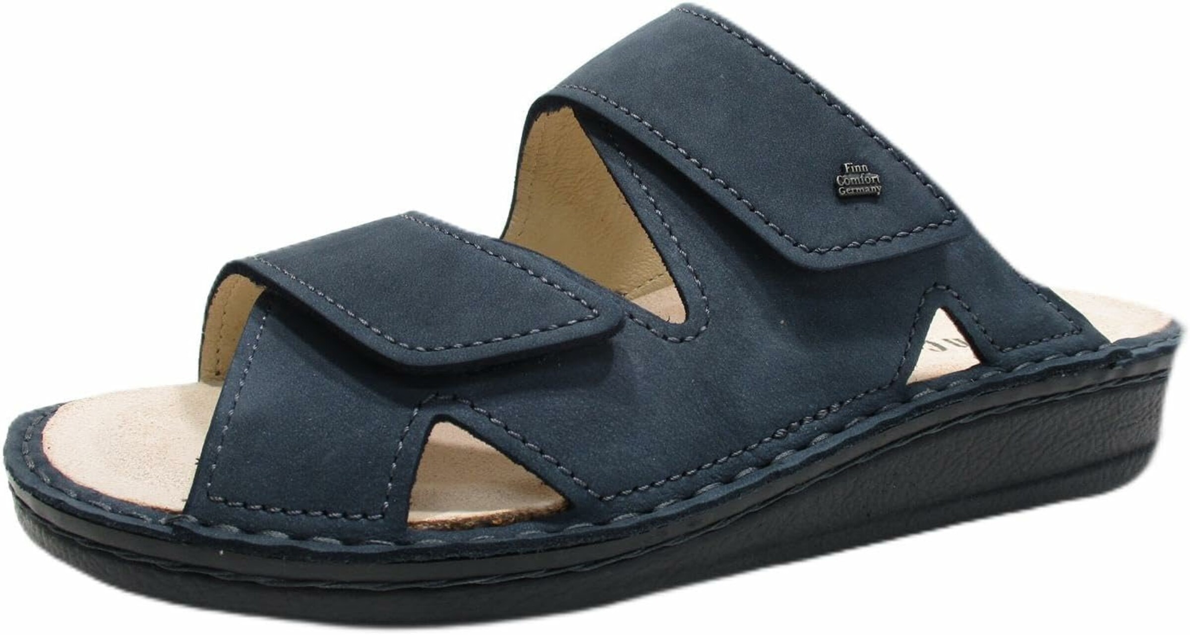 Finn Comfort Sandalen in Blauw: voorkant