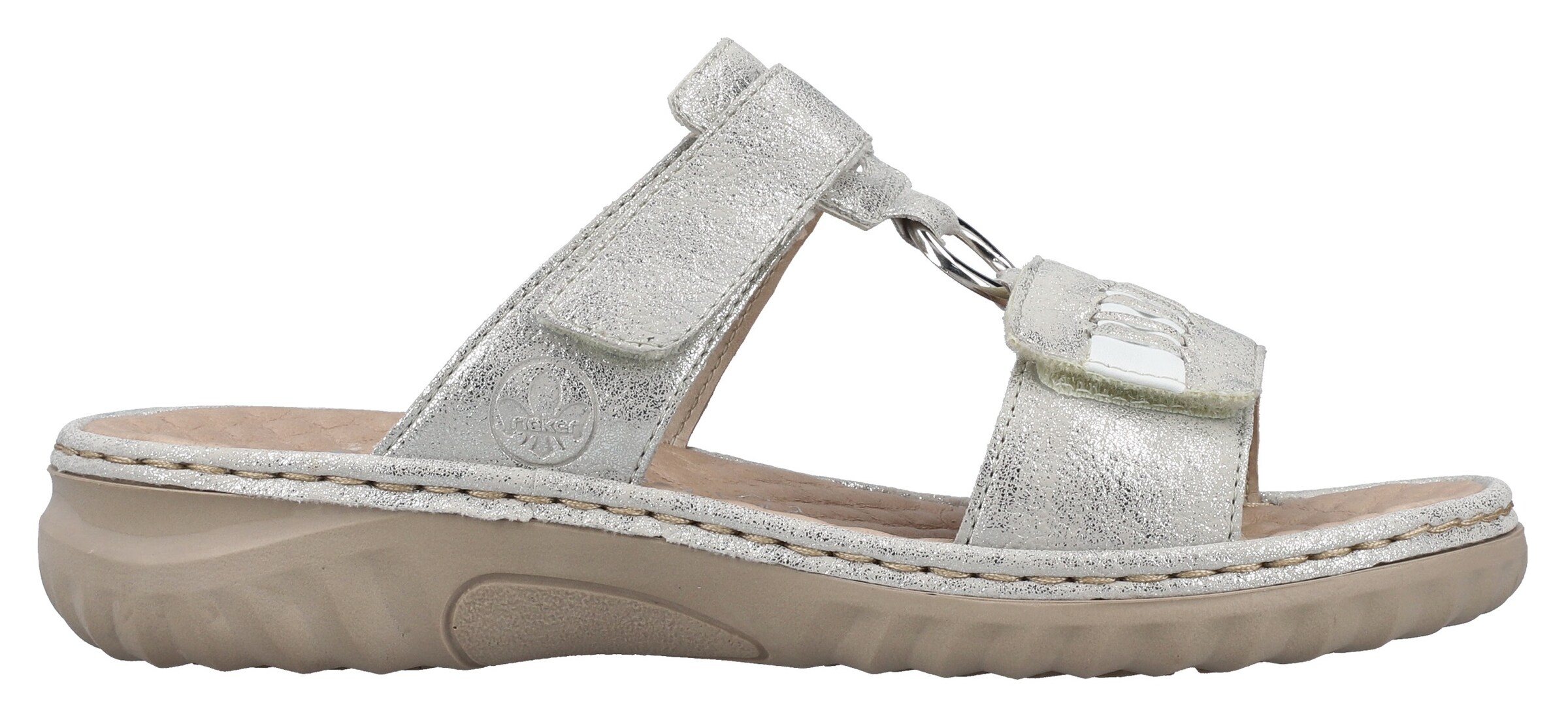 Rieker Pantolette in Silber