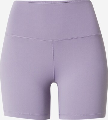 NIKE Skinny Športne hlače 'ONE' | vijolična barva: sprednja stran