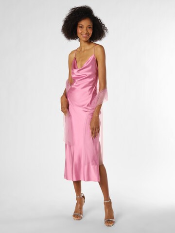 Unique Evening Dress in Pink: front