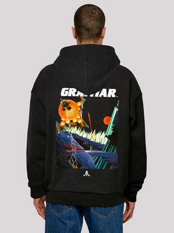F4NT4STIC Sweatshirt 'Atari Games Logo White Retro Gaming Horizontal' in Black