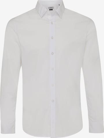 MEXX Regular fit Button Up Shirt 'BOB' in White: front