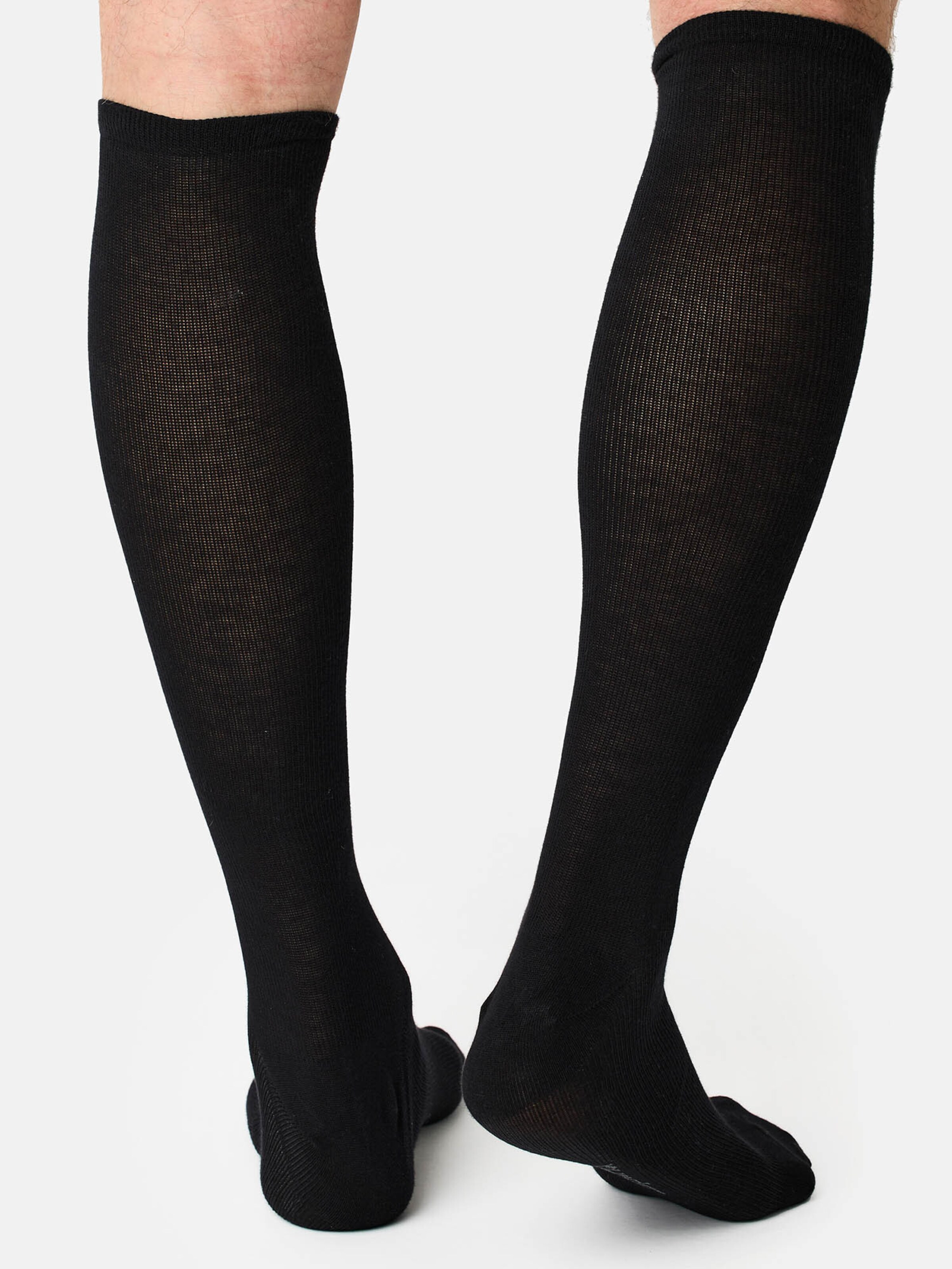 Nur Die Kniekousen ' Fit & Vital ohne Einschneiden ' in Zwart