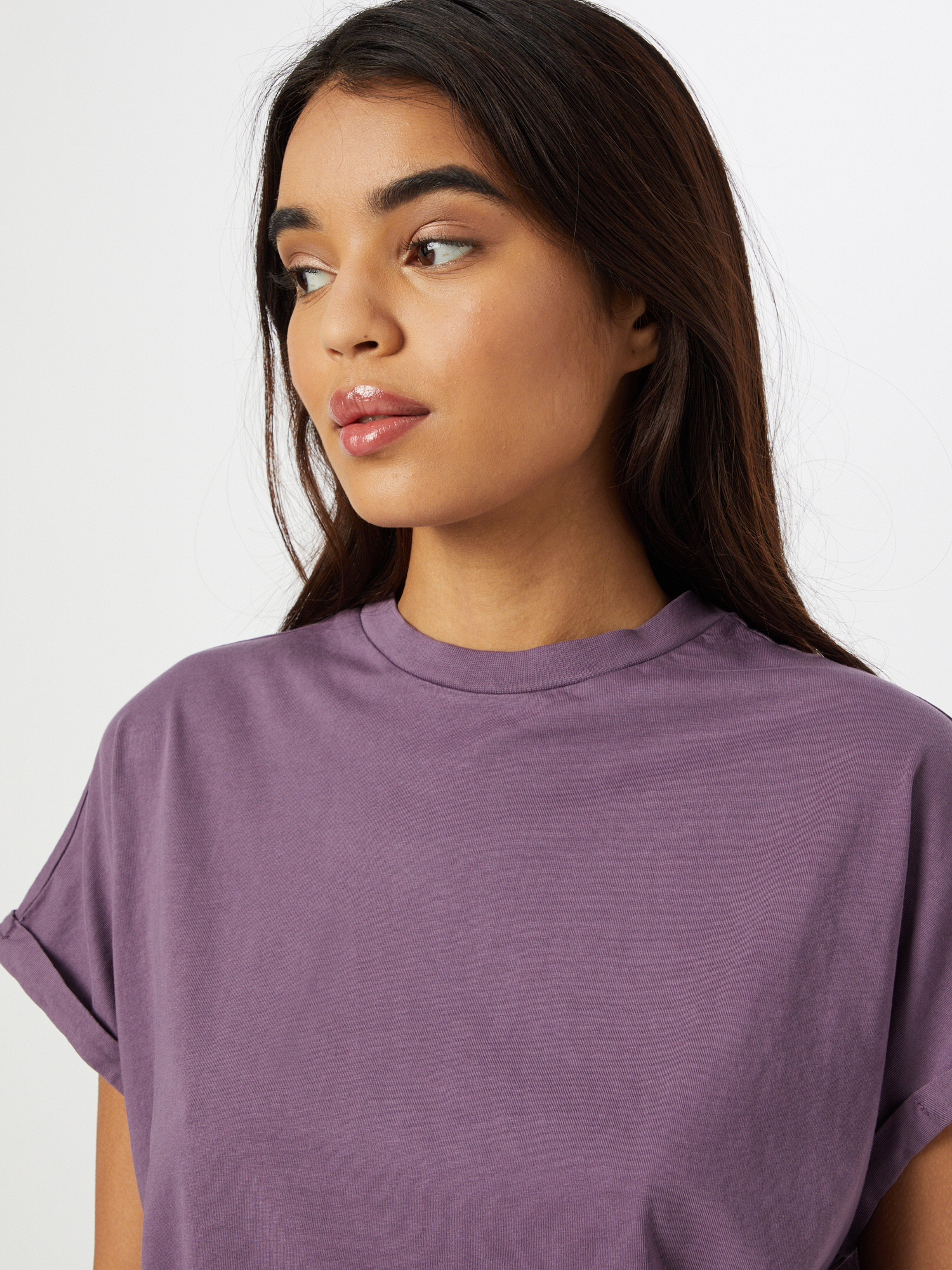 Odzież Kobiety Urban Classics Koszulka w kolorze Ciemnofioletowym 