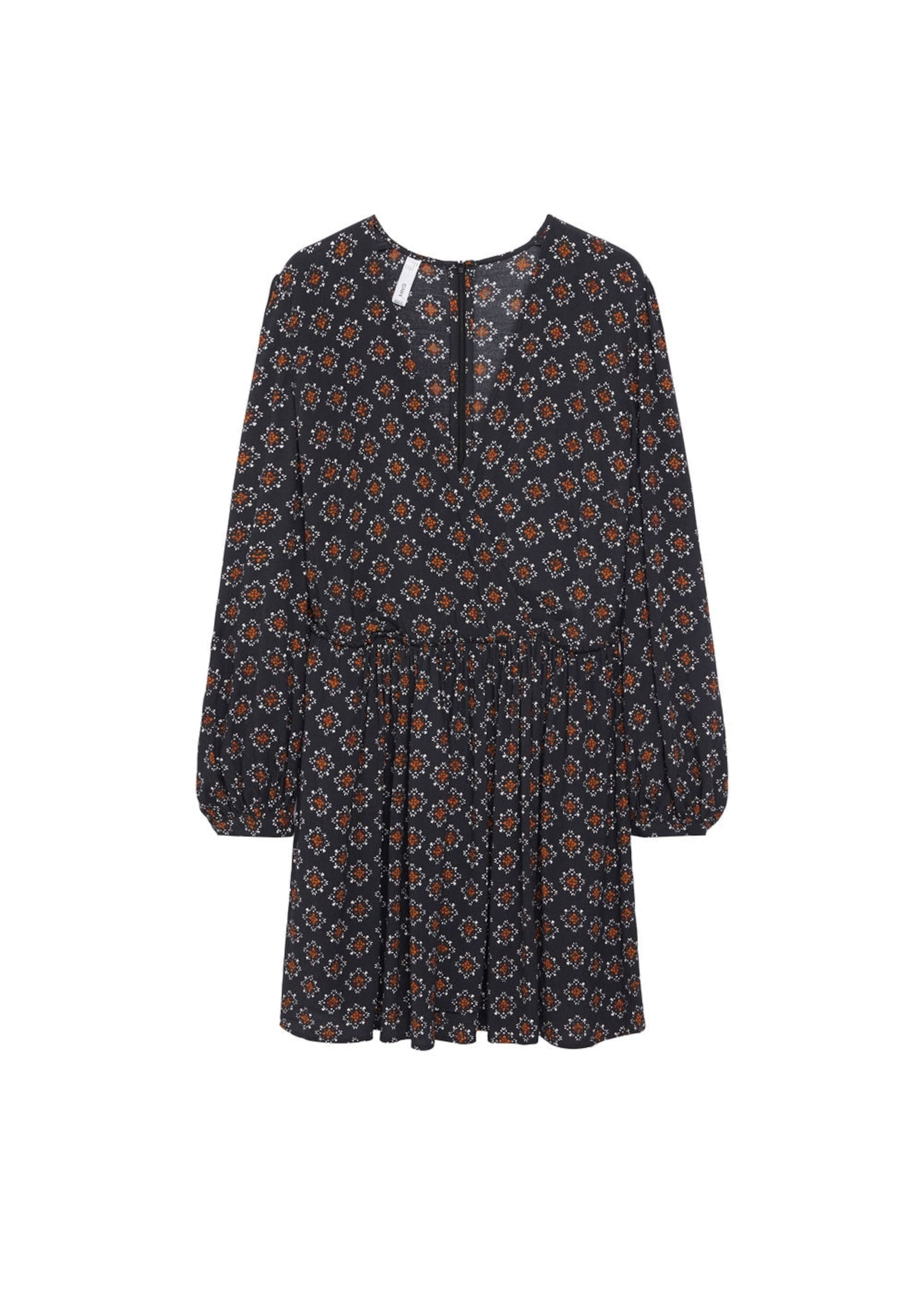 MANGO Рокля 'Africa' в черно: отпред