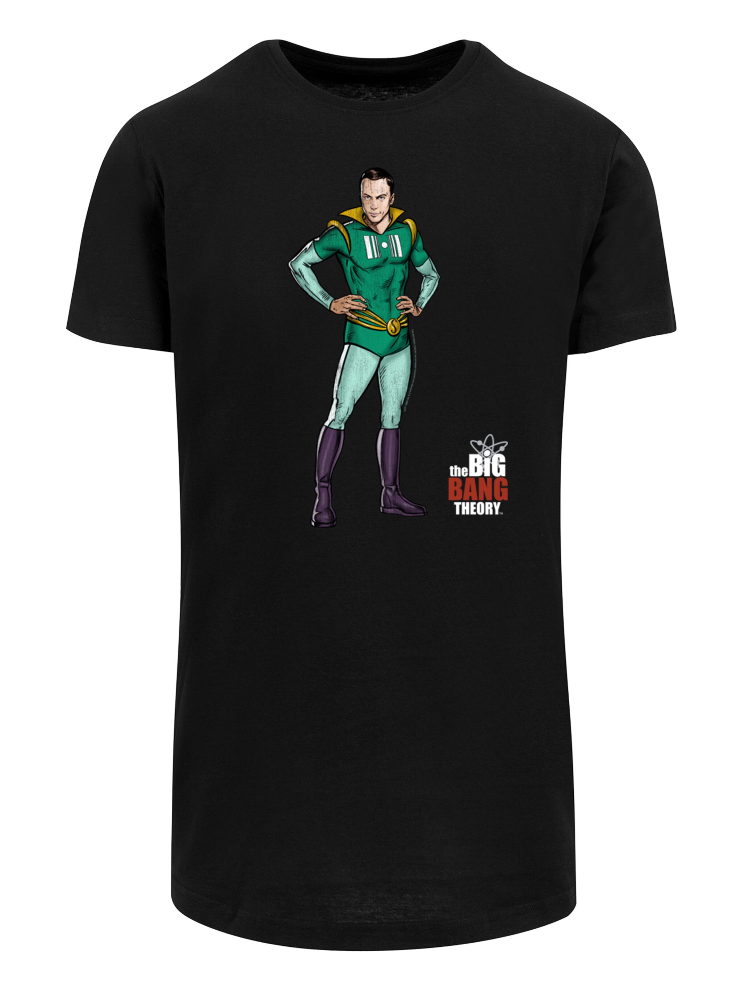 F4NT4STIC Shirt in Zwart: voorkant