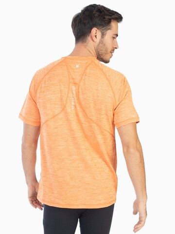 T-Shirt fonctionnel Spyder en orange