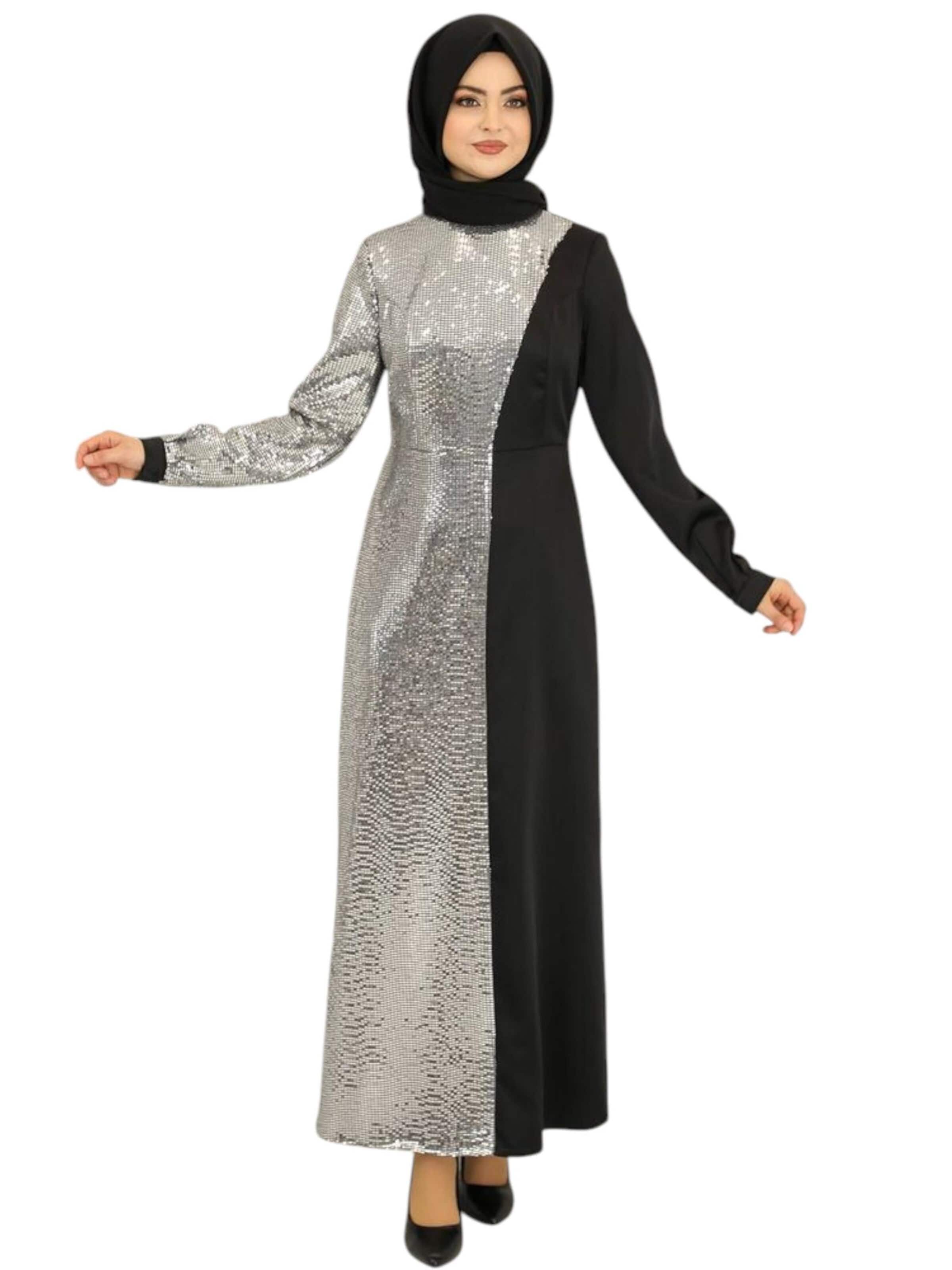 fashionshowcase Avondjurk 'Firuze' in Zwart