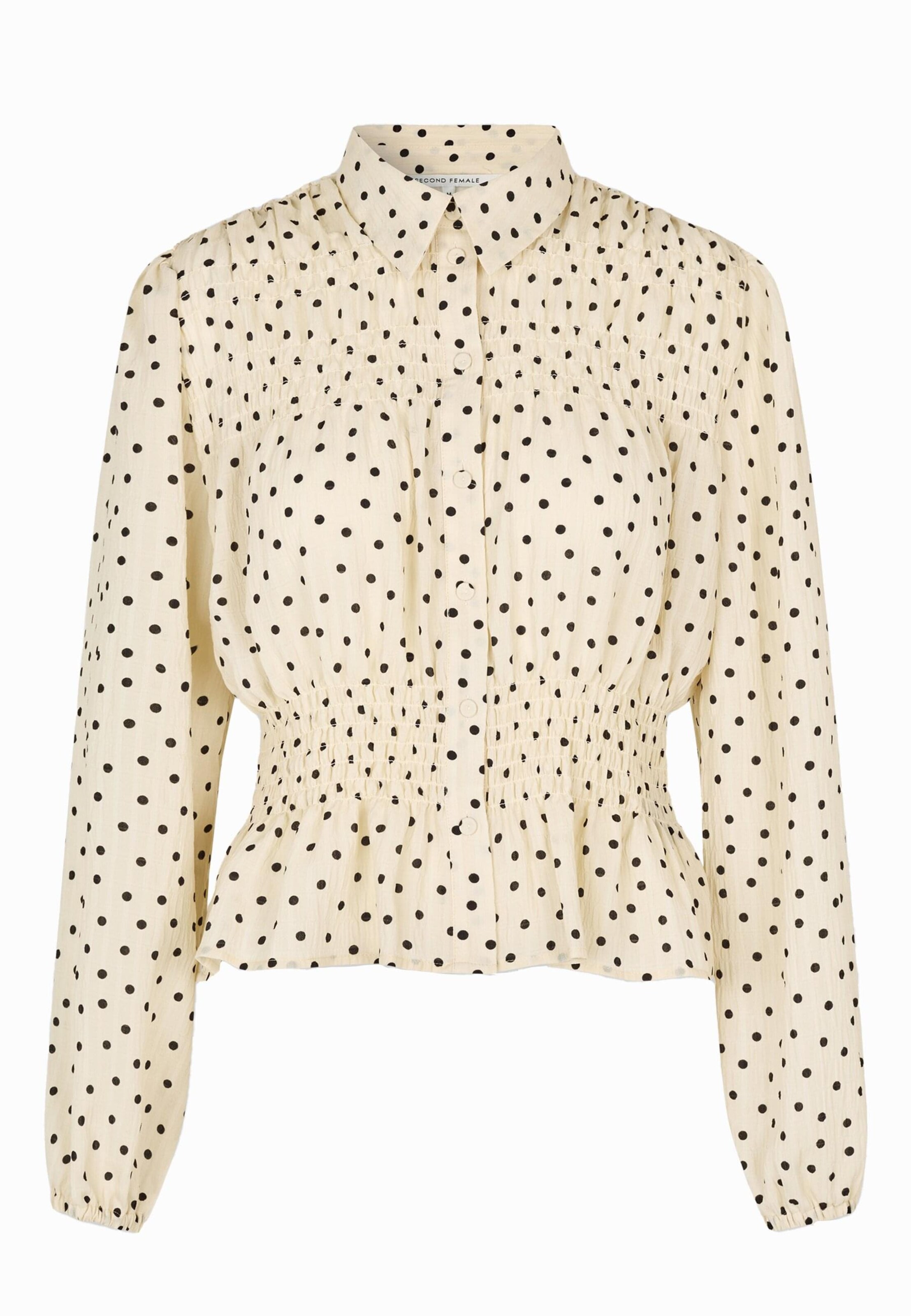 Chemisier 'Tuva' SECOND FEMALE en beige : devant