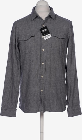 KnowledgeCotton Apparel Hemd L in Grau: Vorderseite