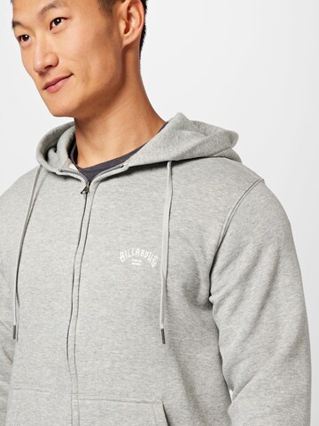 BILLABONG Zip-Up Hoodie in Grey