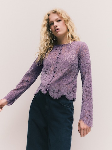 Next Blouse in Lila: voorkant
