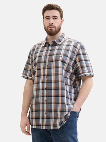 Regular fit Camicia di TOM TAILOR Men + in grigio