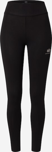 ALPHA INDUSTRIES Leggings in schwarz / weiß, Produktansicht