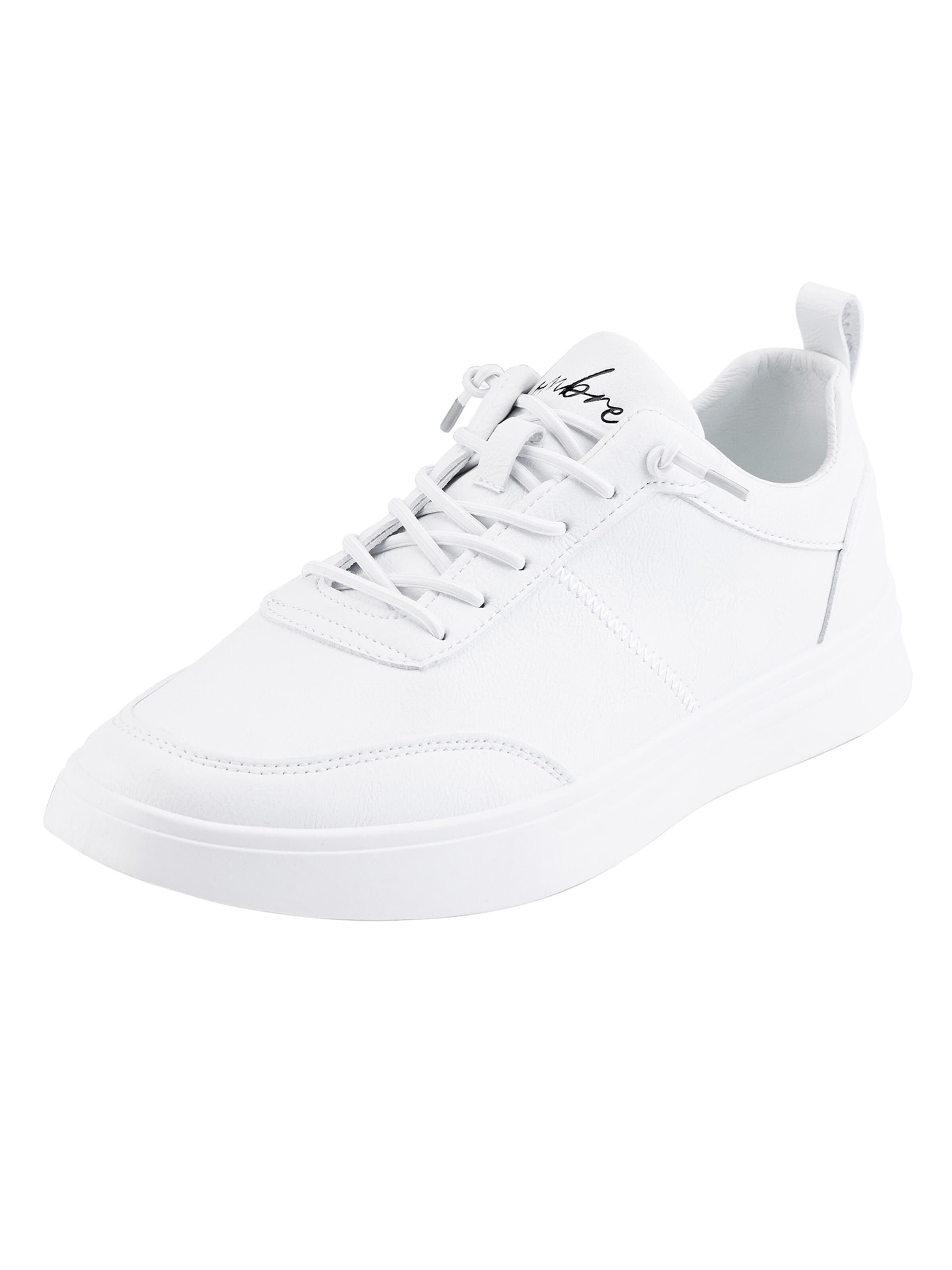 Ombre Sporty snøresko i hvid: forside