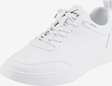 Ombre Sporty snøresko i hvid: forside