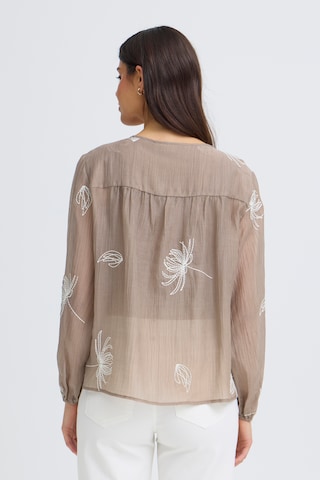 Chemisier 'WINA ' Fransa en beige