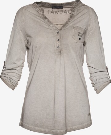 Decay Langarmshirt in Grey: front