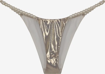 GOD SAVE QUEENS Bikinihose 'Mia' in Gold: Vorderseite