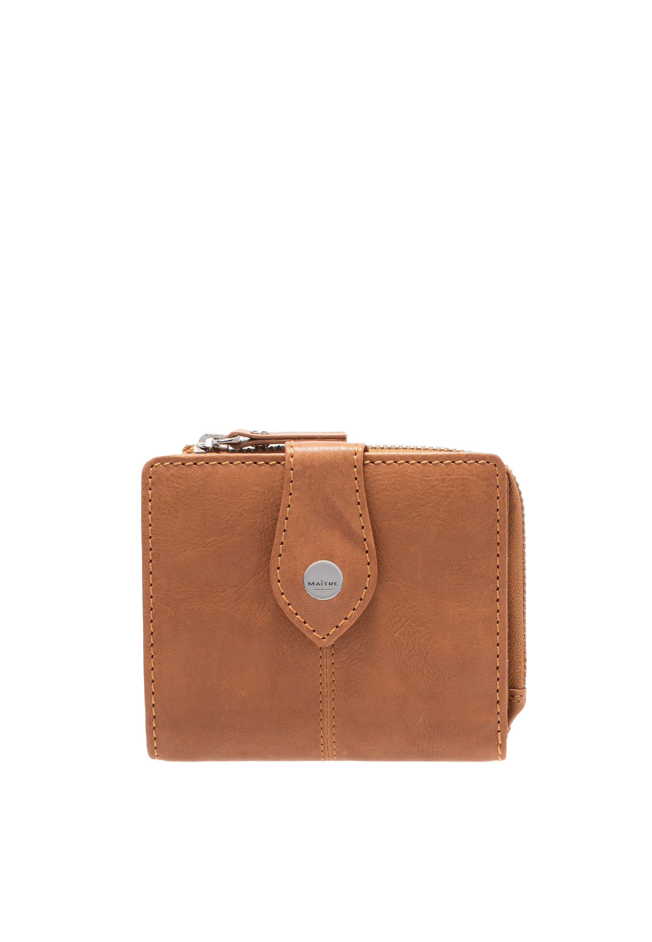 Maître Portemonnee 'Lemberg Alberta' in Bruin: voorkant