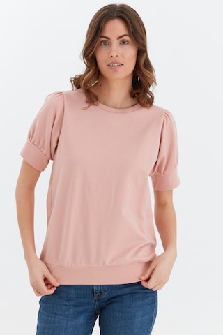 Fransa Shirt in Roze: voorkant