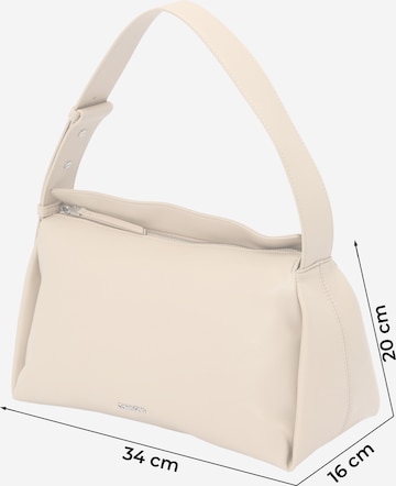 Calvin Klein Shoulder Bag in Beige