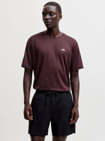 JACK & JONES Funktionsshirt in Lila: Vorderseite