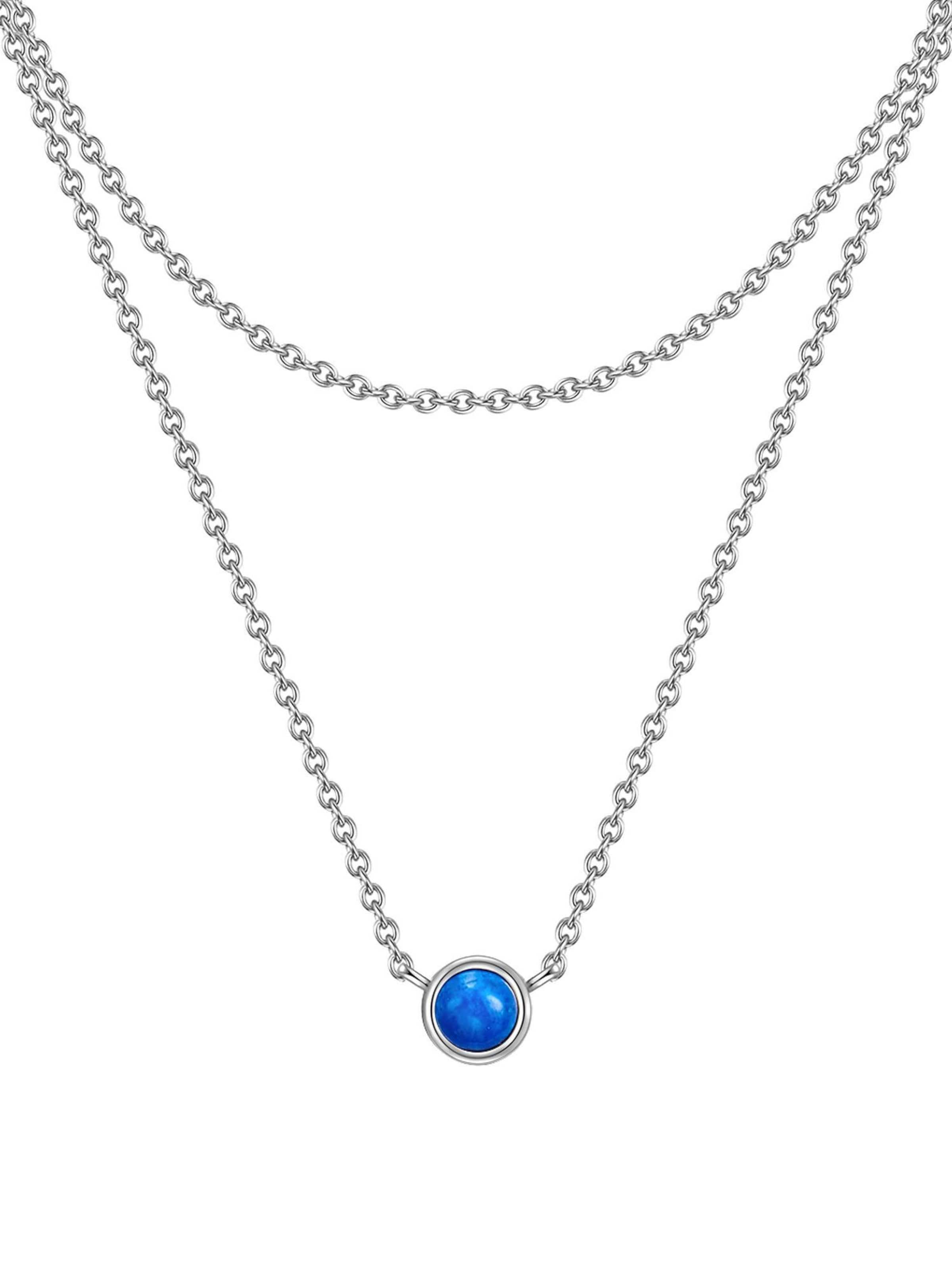 Chaîne Glanzstücke München en argent : devant