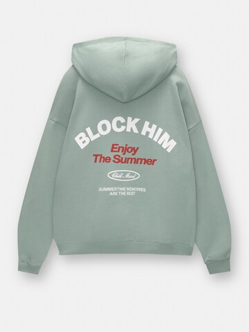 Pull&Bear Sweatshirt in Grün