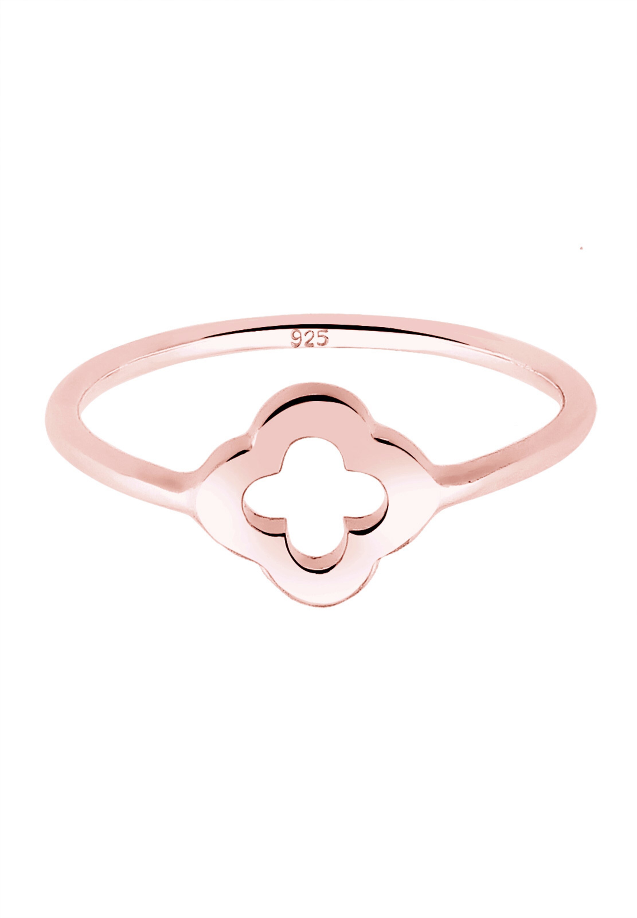 ELLI Ring 'Kleeblatt' in Gold