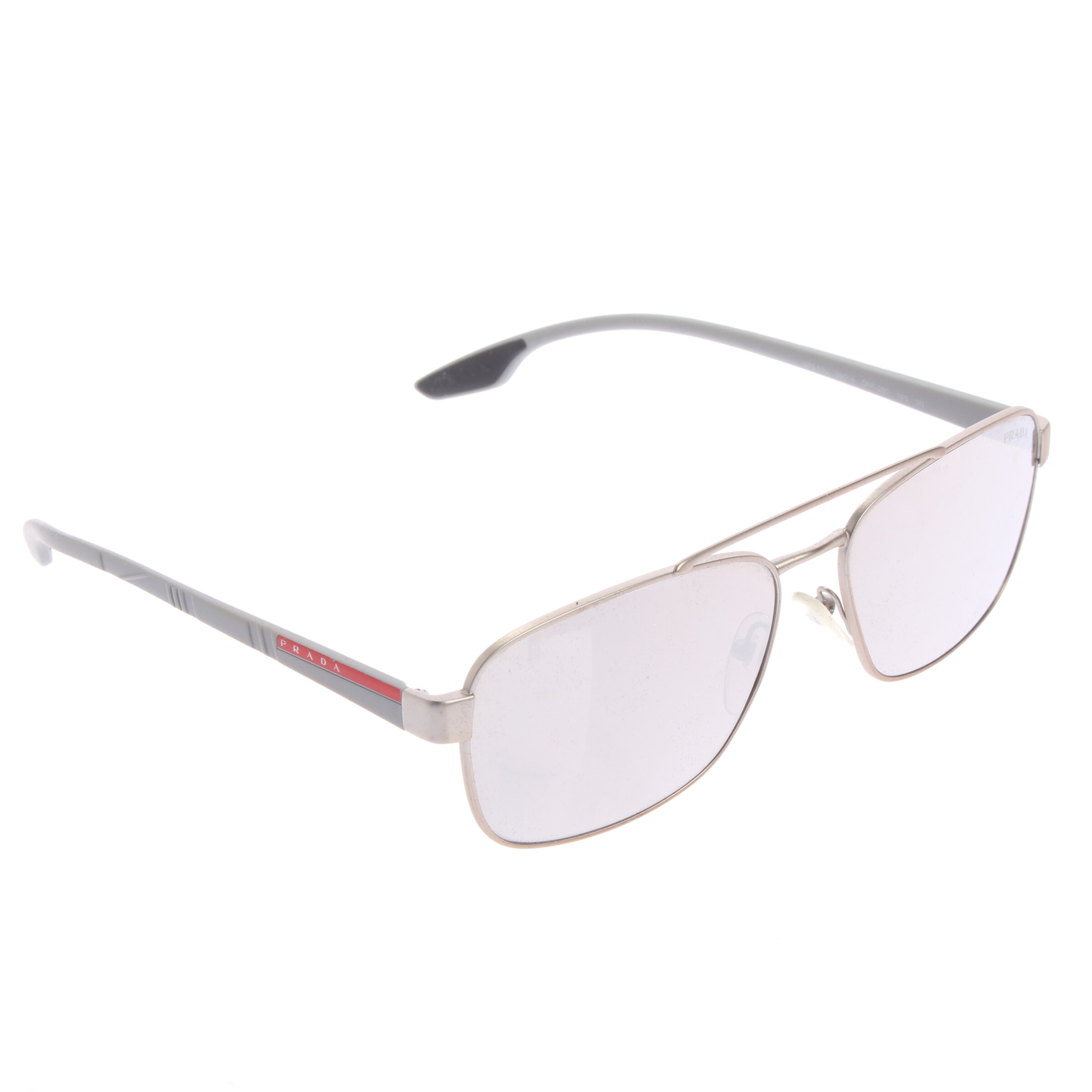 PRADA Sunglasses in One size in Silver: front