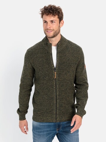 CAMEL ACTIVE Knit Cardigan in Green: front