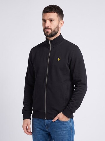 Lyle & Scott Bluza rozpinana w kolorze czarny