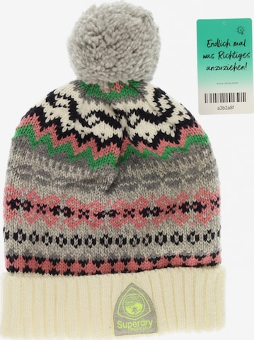 Superdry Hut oder Mütze One Size in Grau: Vorderseite