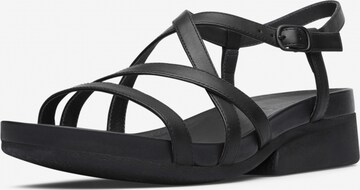 CAMPER Strap Sandals ' Minikaah ' in Black: front