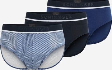 SCHIESSER Slip in Blauw: voorkant