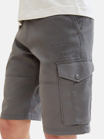 TOM TAILOR Regular Cargo trousers in Grey