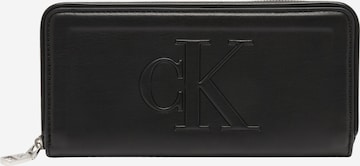 Calvin Klein Jeans Rahakott, värv must: eest vaates