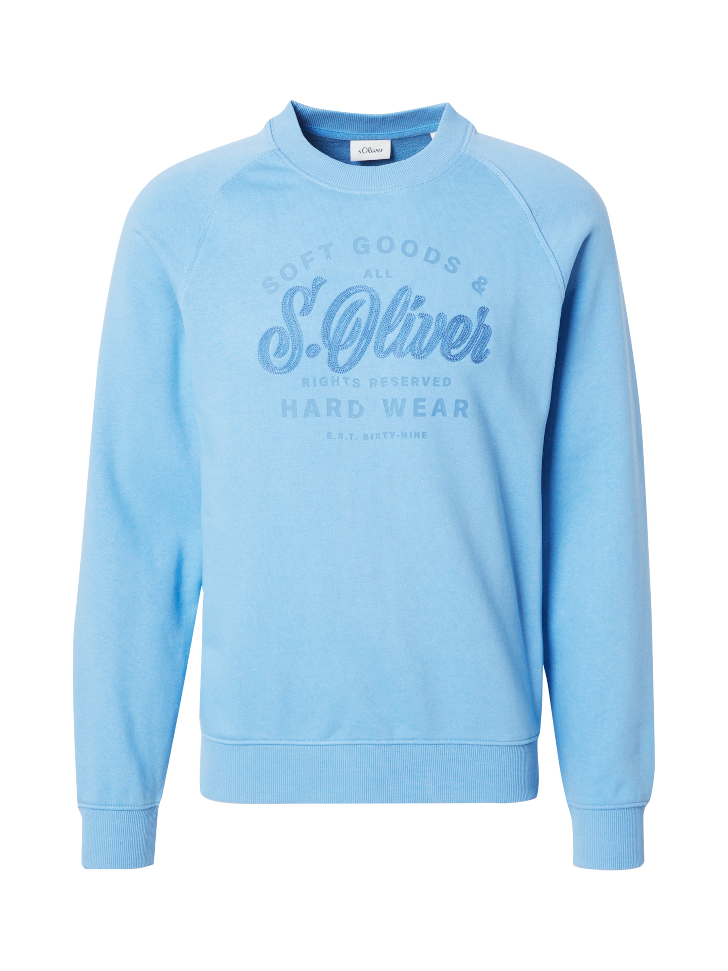 s.Oliver Sweatshirt i blå: framsida