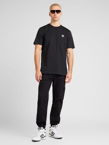 ADIDAS ORIGINALS T-Shirt 'Trefoil Essentials' in Schwarz