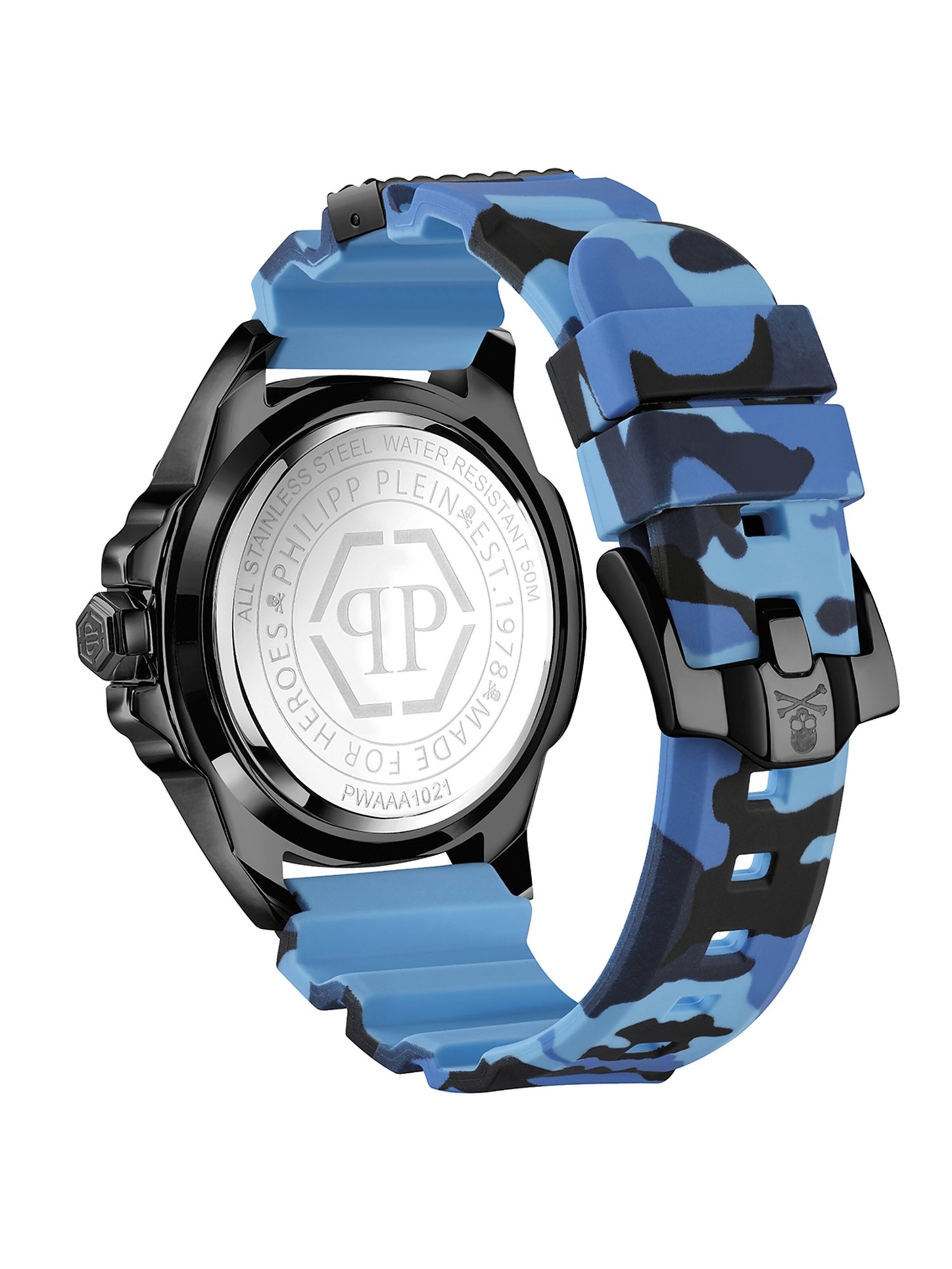 Montre à affichage analogique Philipp Plein en bleu